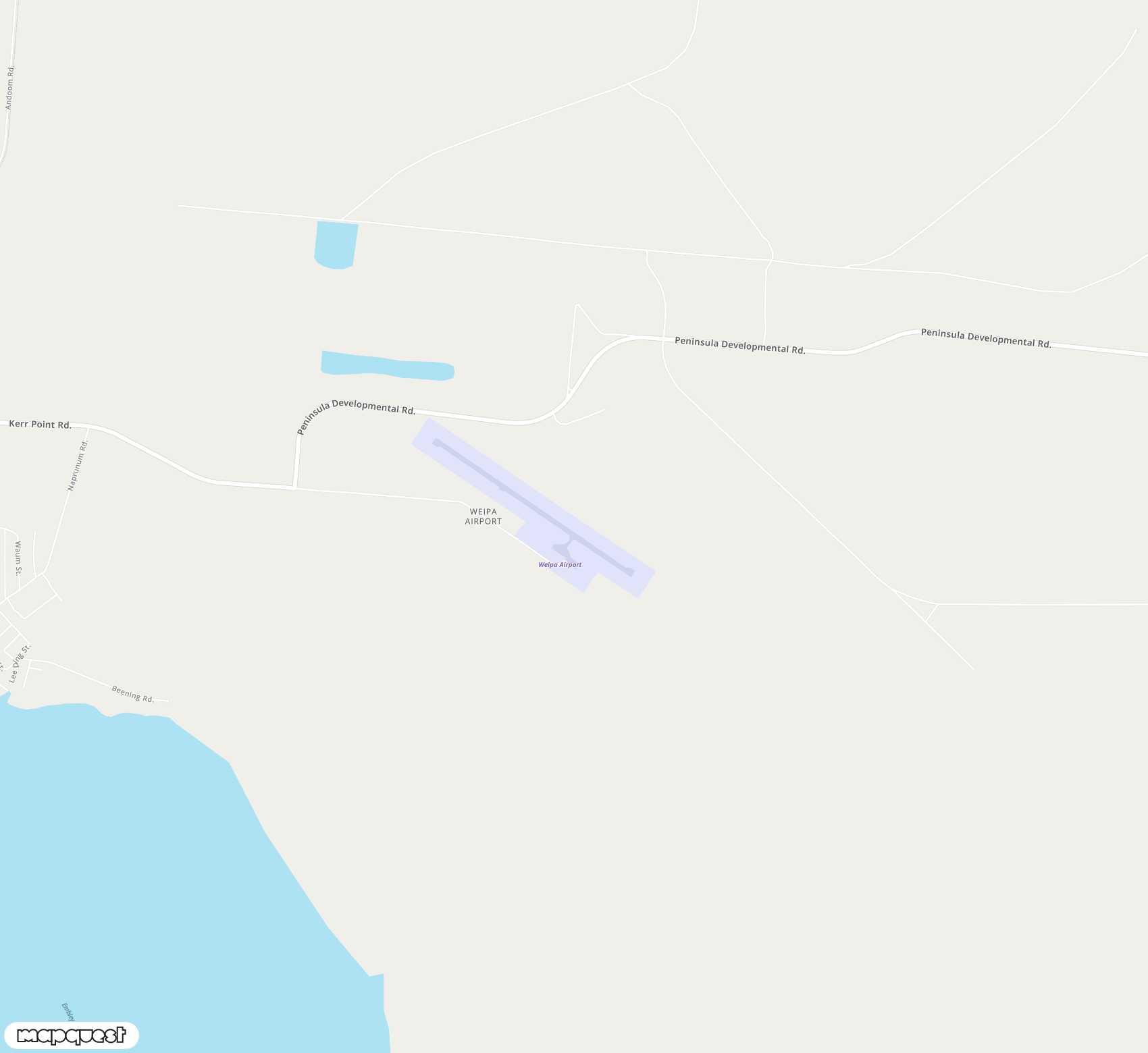 Carte de Weipa <span>airport (WEI)</span>