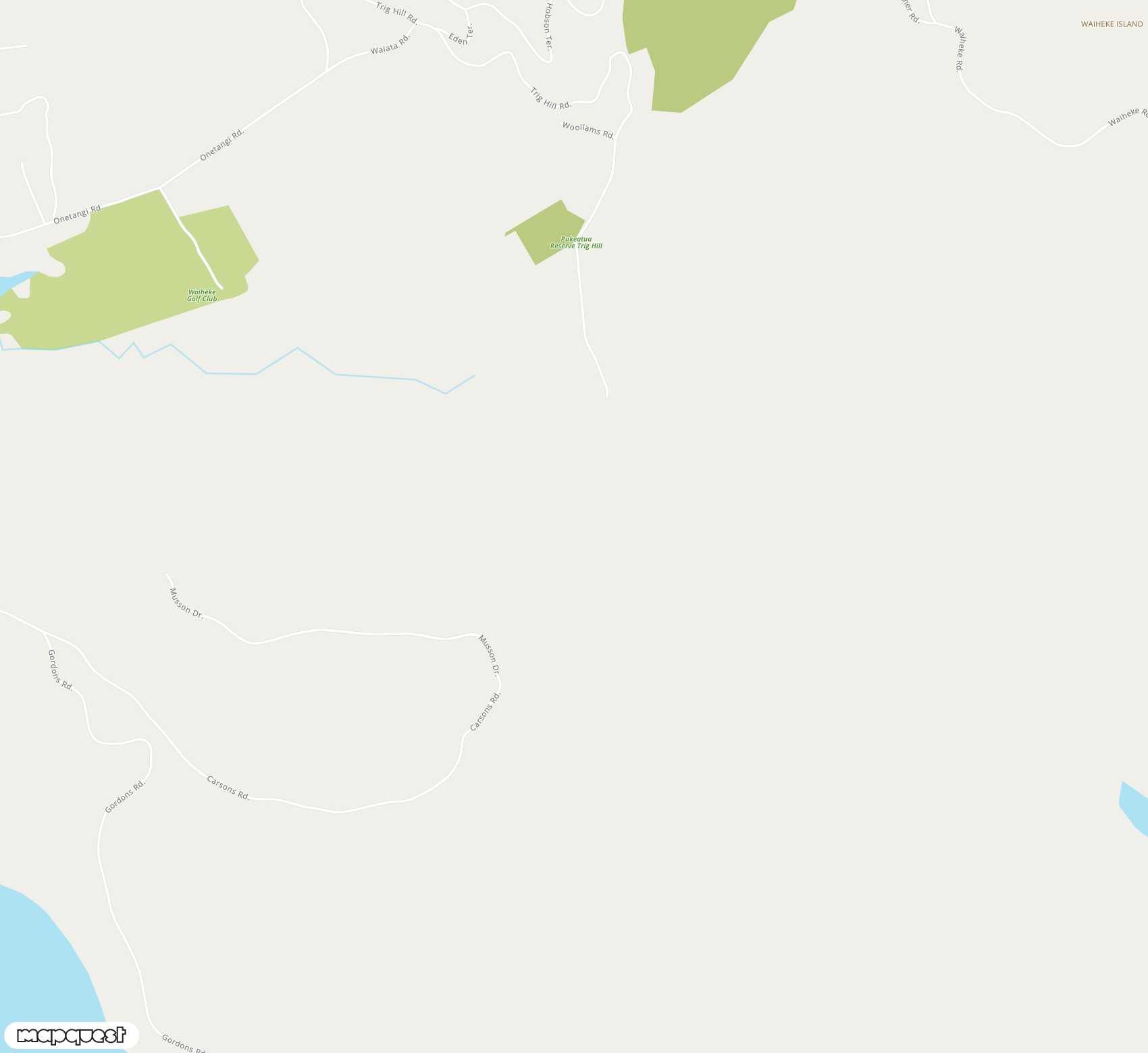 Carte de Waiheke Reeve <span>airfield (WIK)</span>