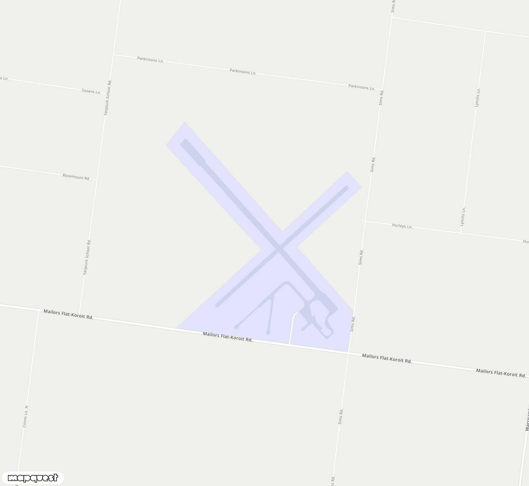 Carte de <span>Aérodrome de </span>Warrnambool<span>(WMB)</span>