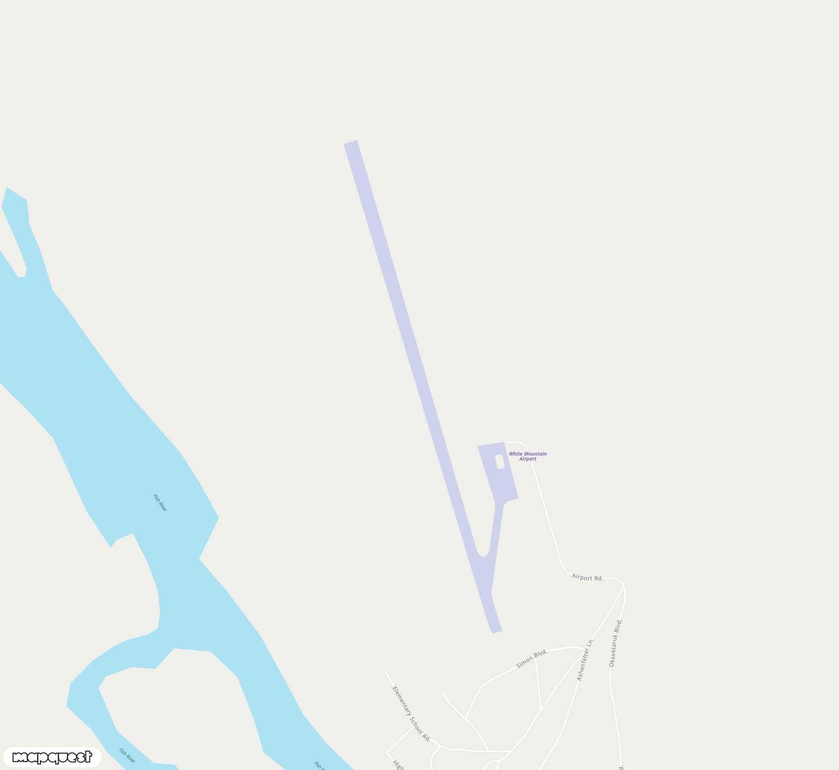 Carte de <span>Aérodrome de </span>White Mountain<span>(WMO)</span>