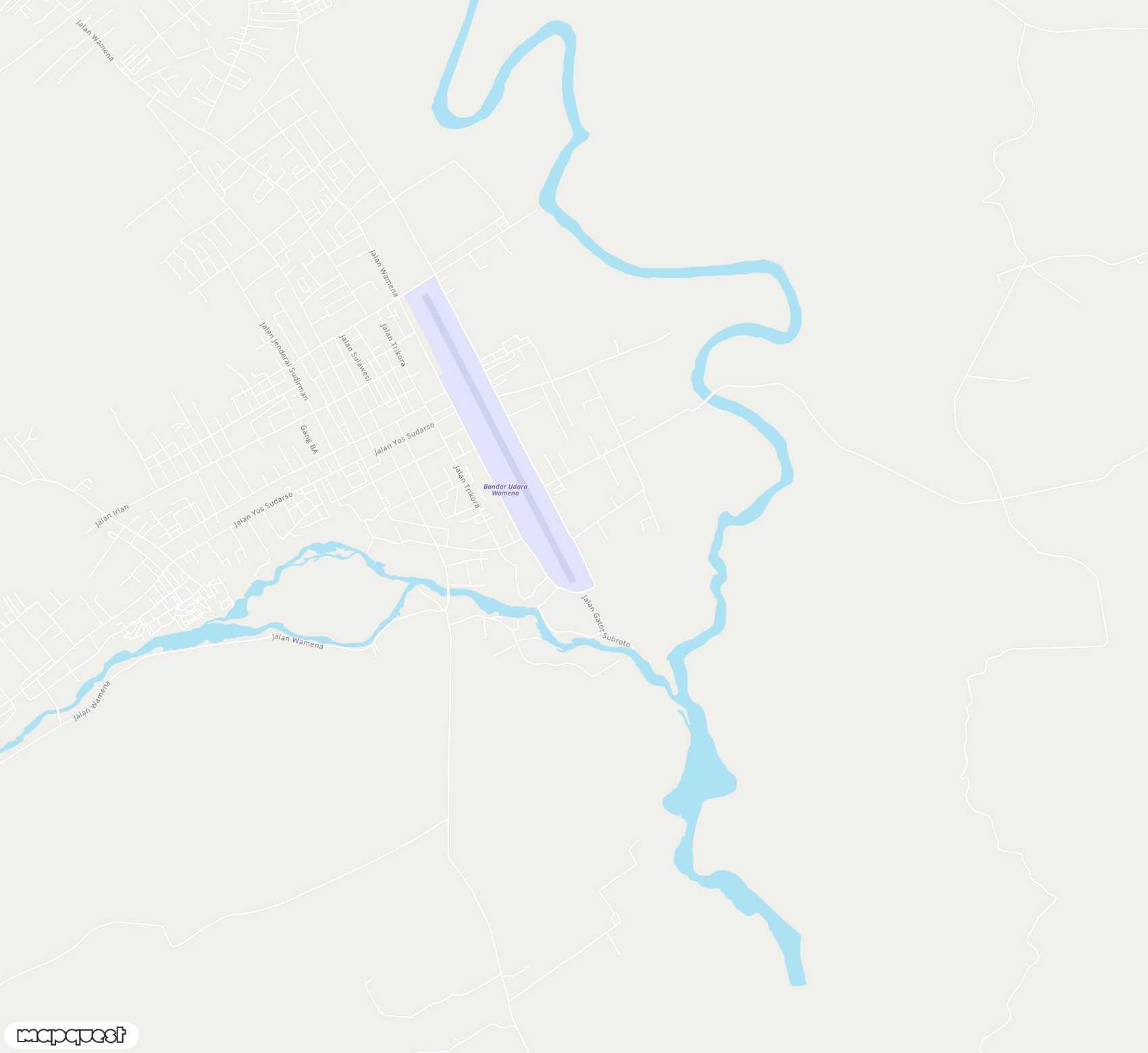 Carte de Wamena <span>airport (WMX)</span>