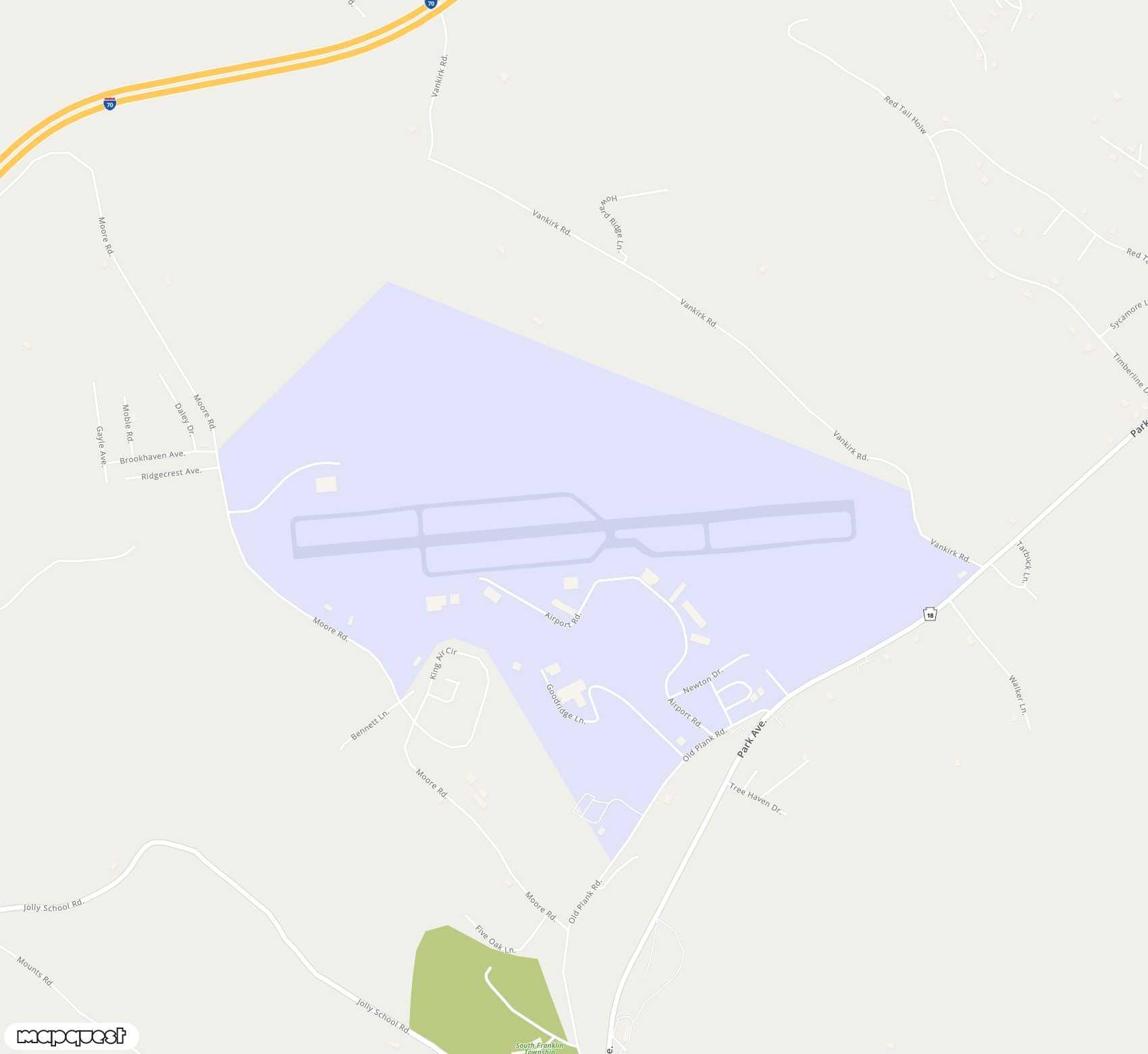 Carte de <span>Aérodrome de </span>Washington County<span>(WSG)</span>