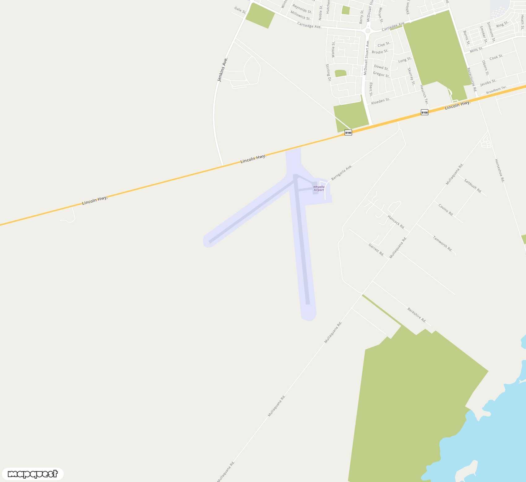 Carte de Whyalla <span>airport (WYA)</span>