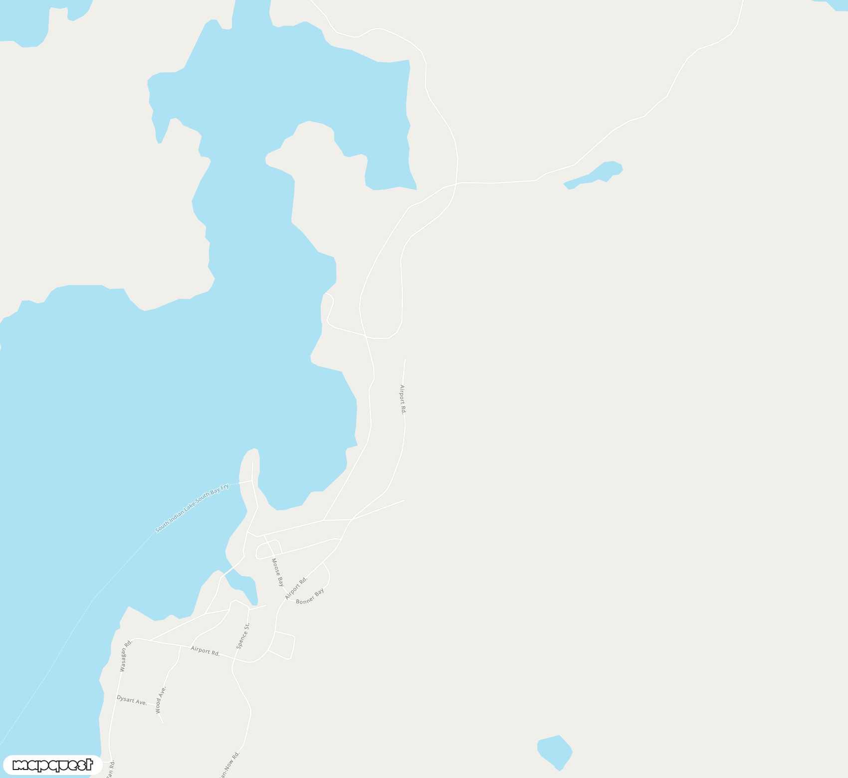 Carte de <span>Aéroport de </span>South Indian Lake<span>(XSI)</span>