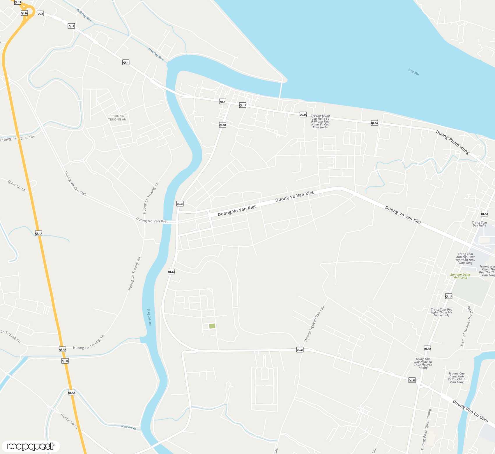 Carte de Vinh Long Airfield <span>airfield (XVL)</span>