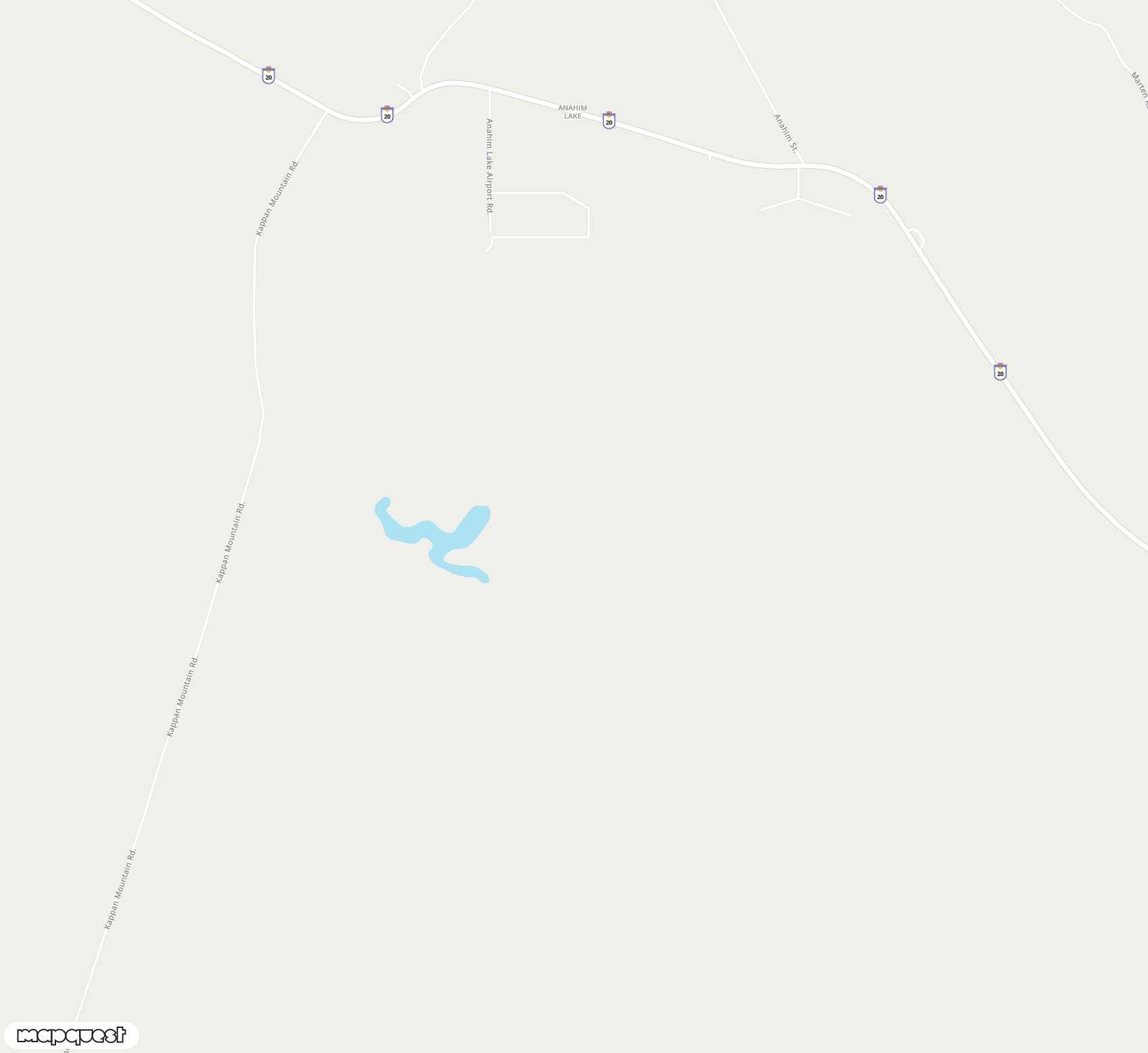 Carte de <span>Aérodrome de </span>Anahim Lake<span>(YAA)</span>