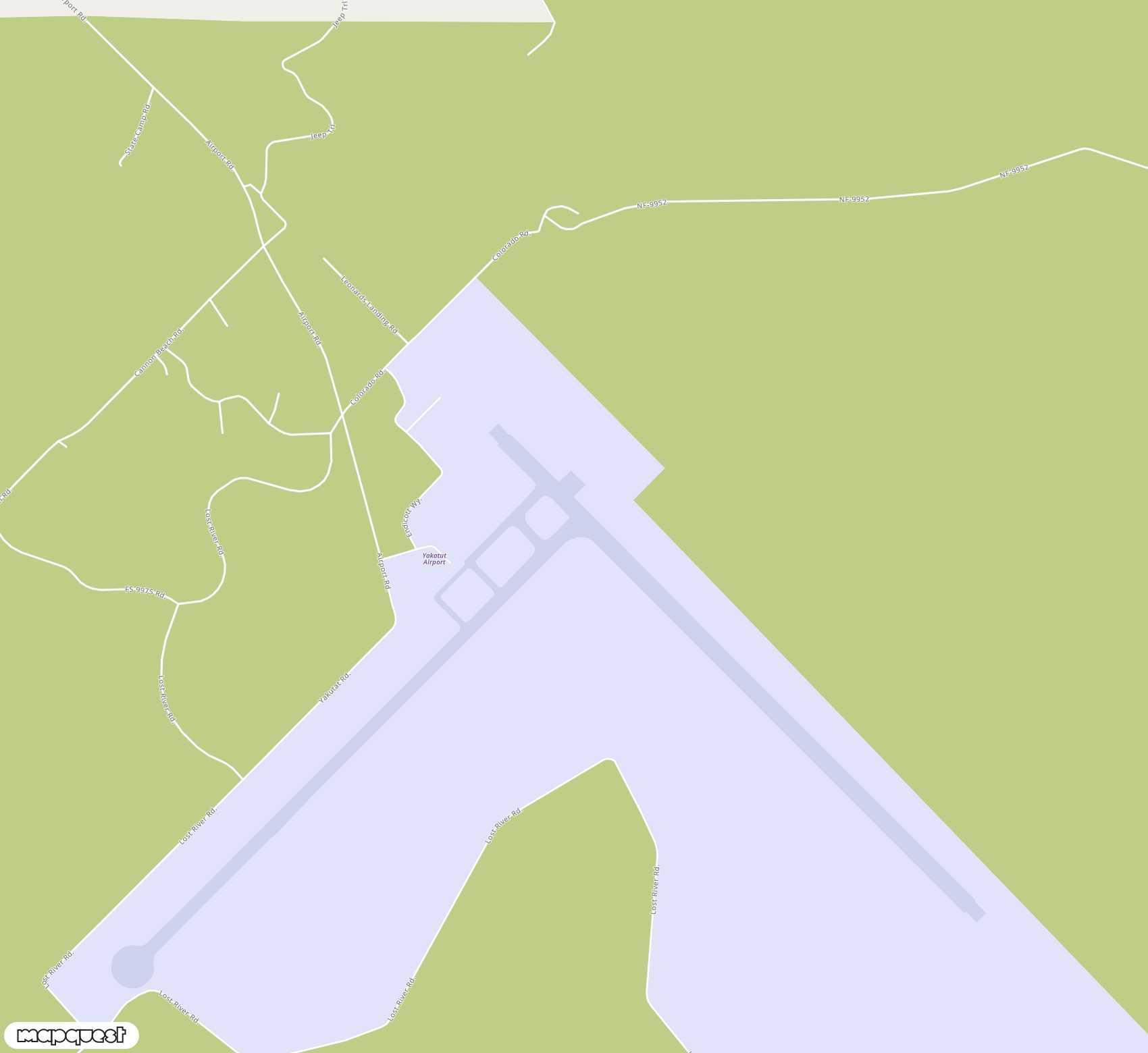 Carte de Yakutat <span>airport (YAK)</span>