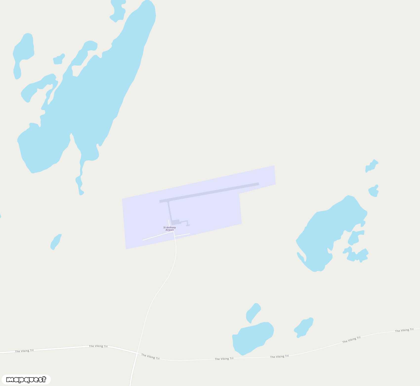 Carte de <span>Aéroport de </span>St. Anthony<span>(YAY)</span>