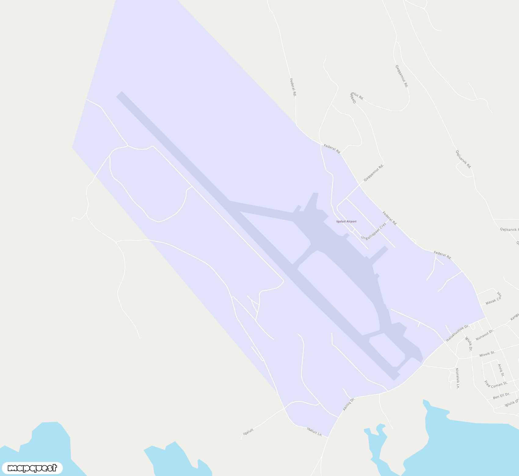 Carte de Iqaluit <span>airport (YFB)</span>
