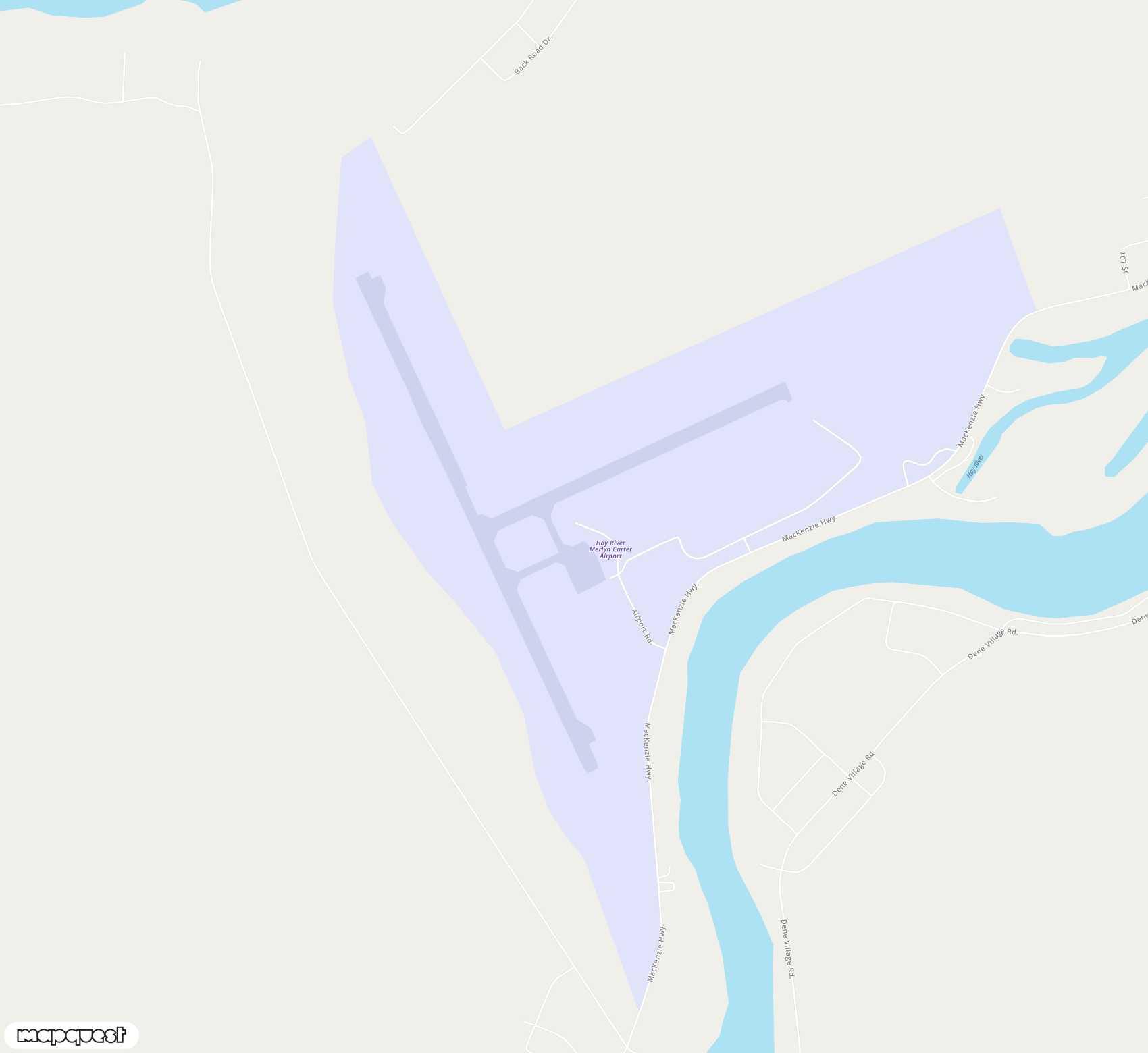 Carte de Hay River / Merlyn Carter <span>airport (YHY)</span>