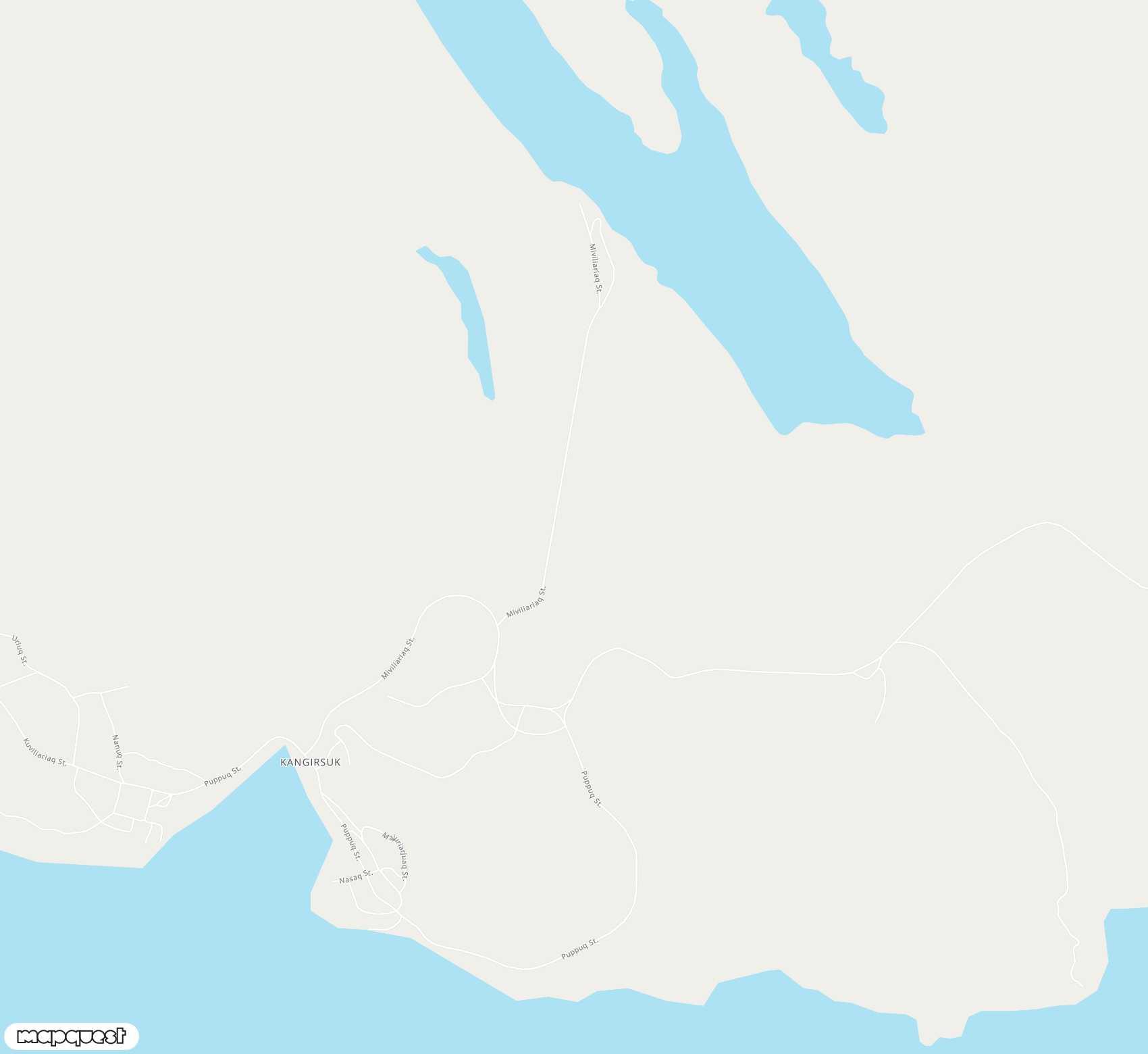 Carte de <span>Aéroport de </span>Kangirsuk<span>(YKG)</span>