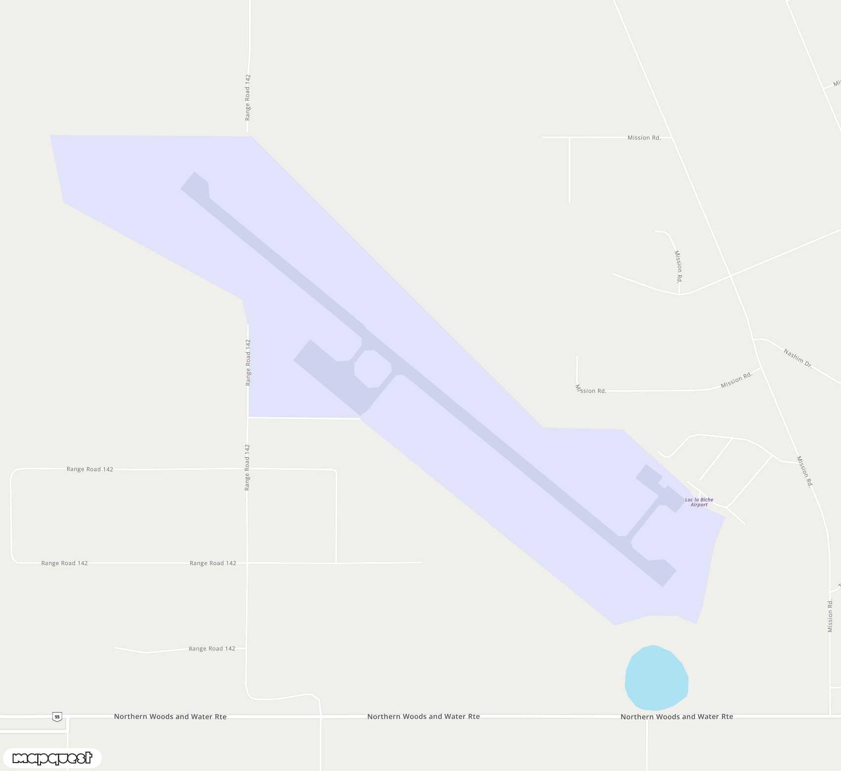 Carte de <span>Aérodrome de </span>Lac La Biche<span>(YLB)</span>