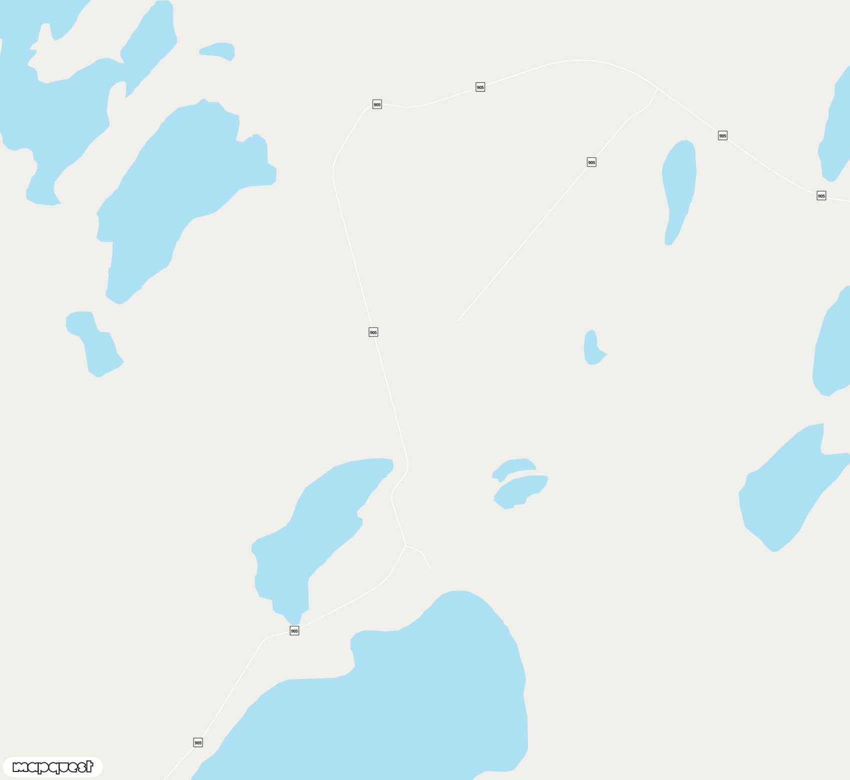 Carte de Points North Landing <span>airport (YNL)</span>