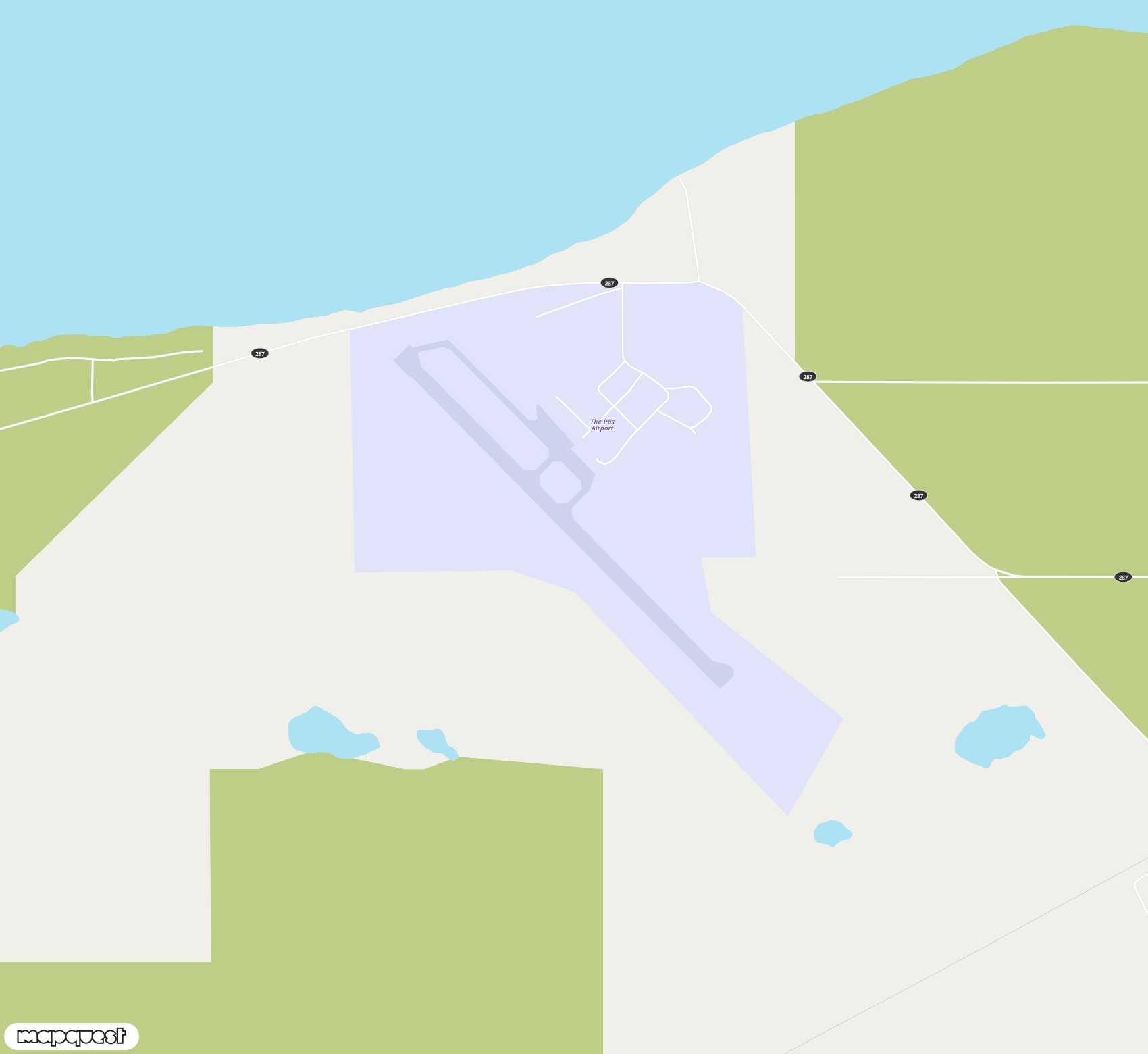 Carte de The Pas <span>airport (YQD)</span>