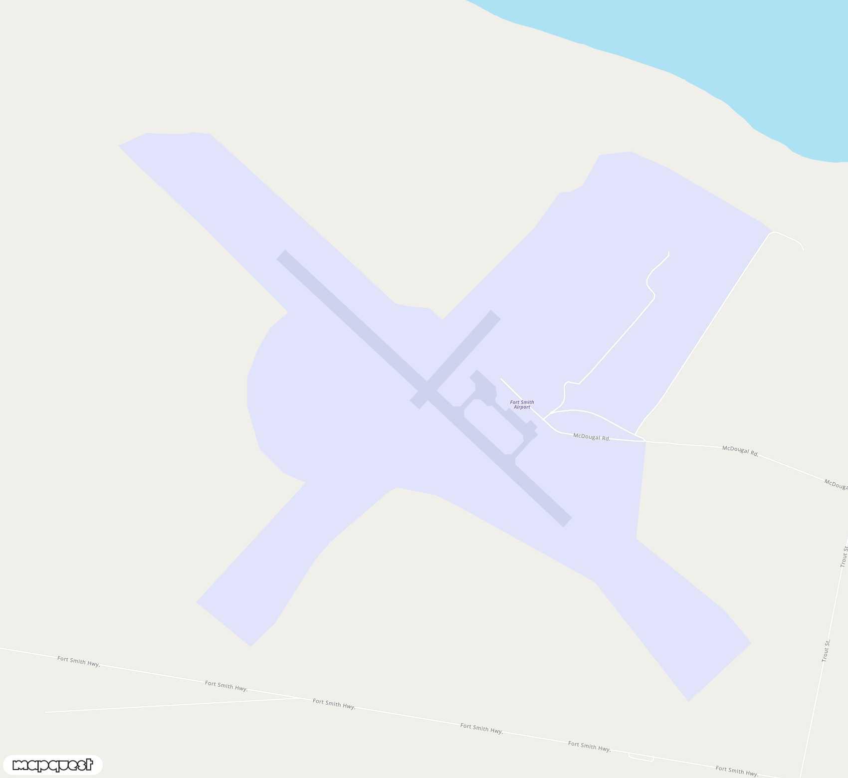 Carte de <span>Aéroport de </span>Fort Smith<span>(YSM)</span>