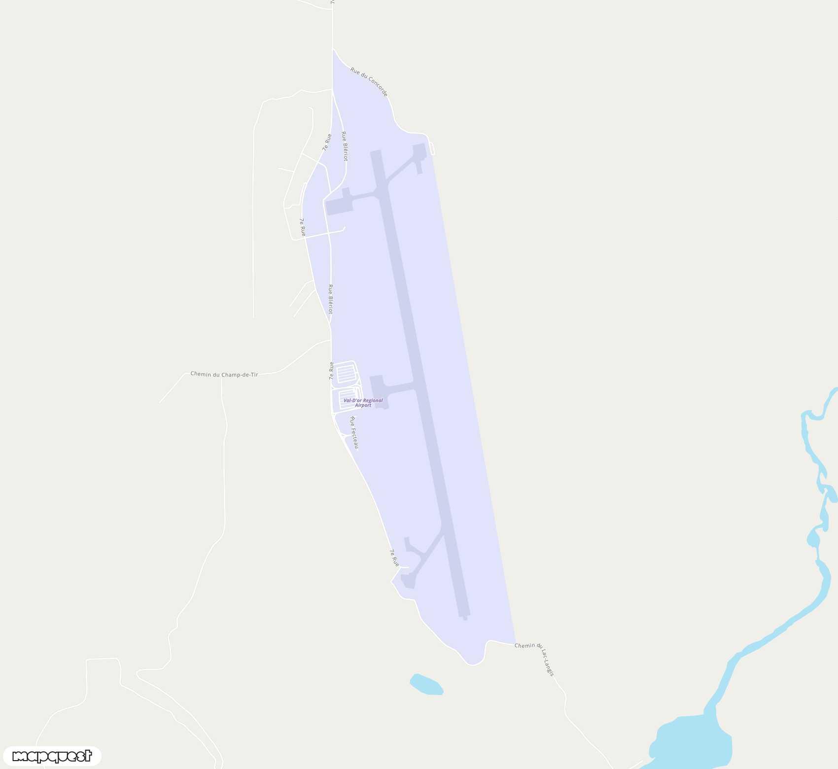 Carte de Val-d'Or <span>airport (YVO)</span>