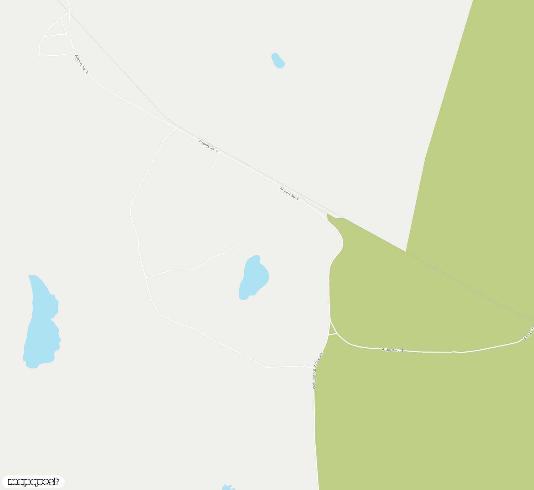 Carte de <span>Aéroport de </span>Armstrong<span>(YYW)</span>