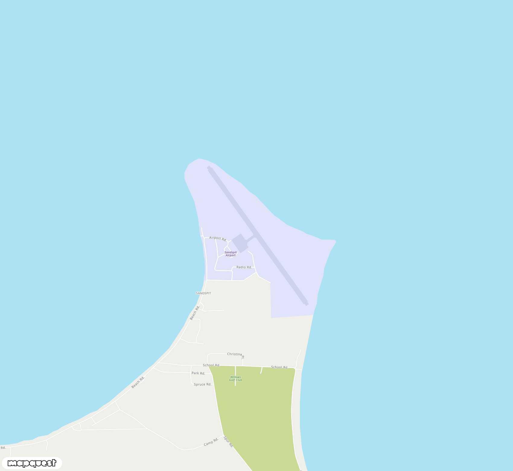 Carte de Sandspit <span>airport (YZP)</span>