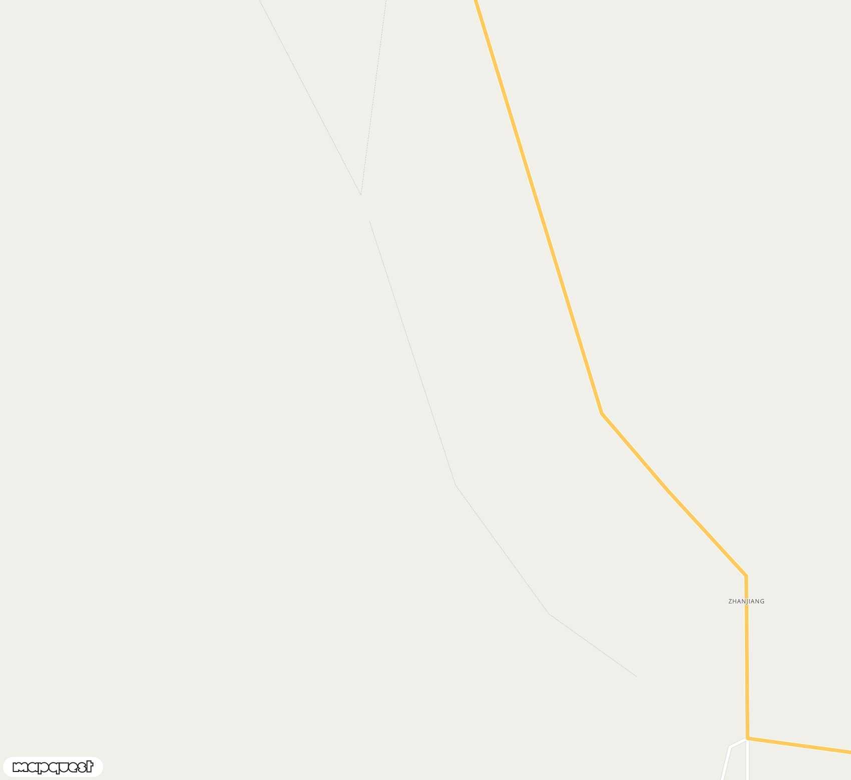 Carte de Zhanjiang Xintang <span>airport (ZHA)</span>