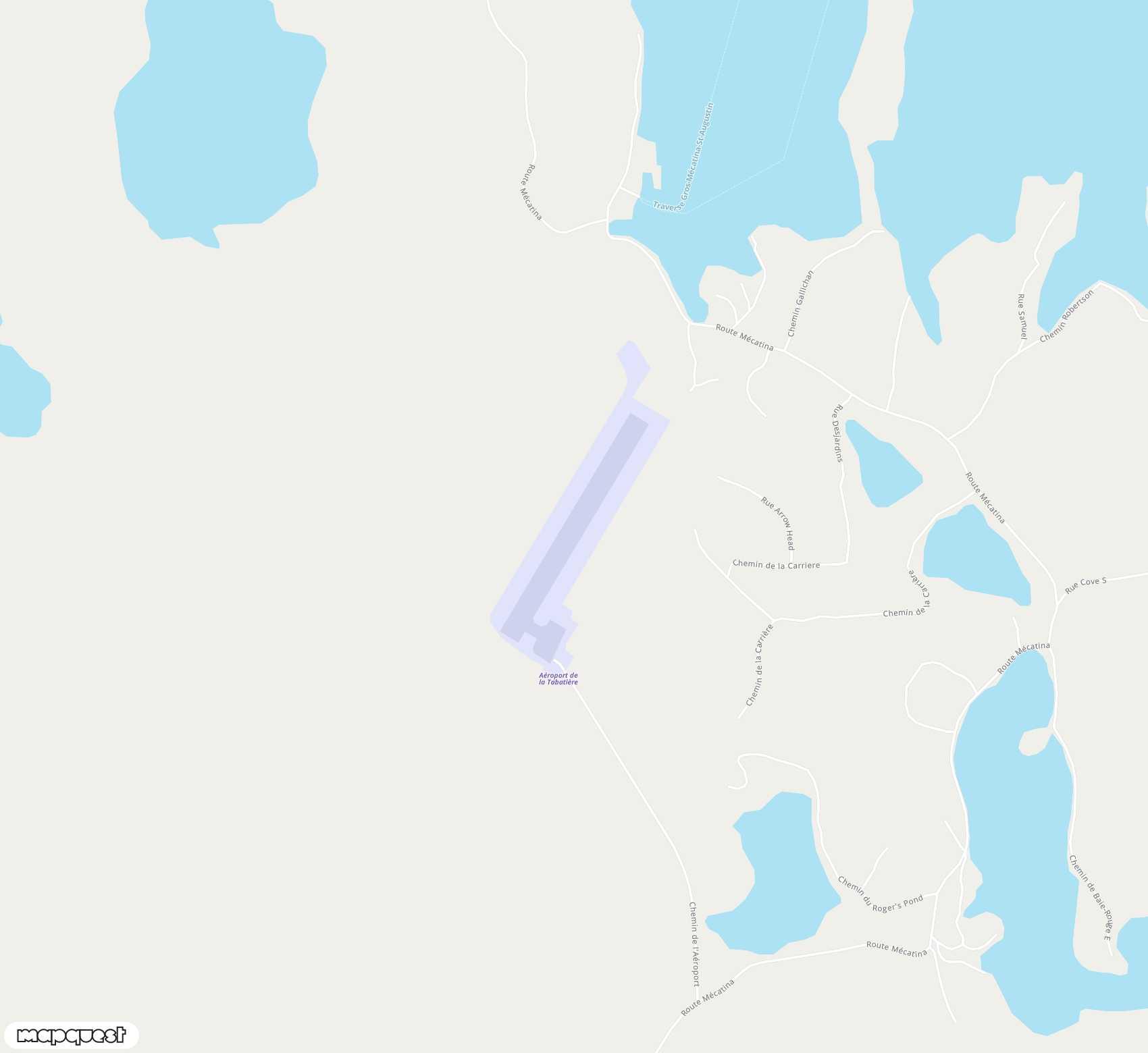 Carte de <span>Aérodrome de </span>La Tabatière<span>(ZLT)</span>