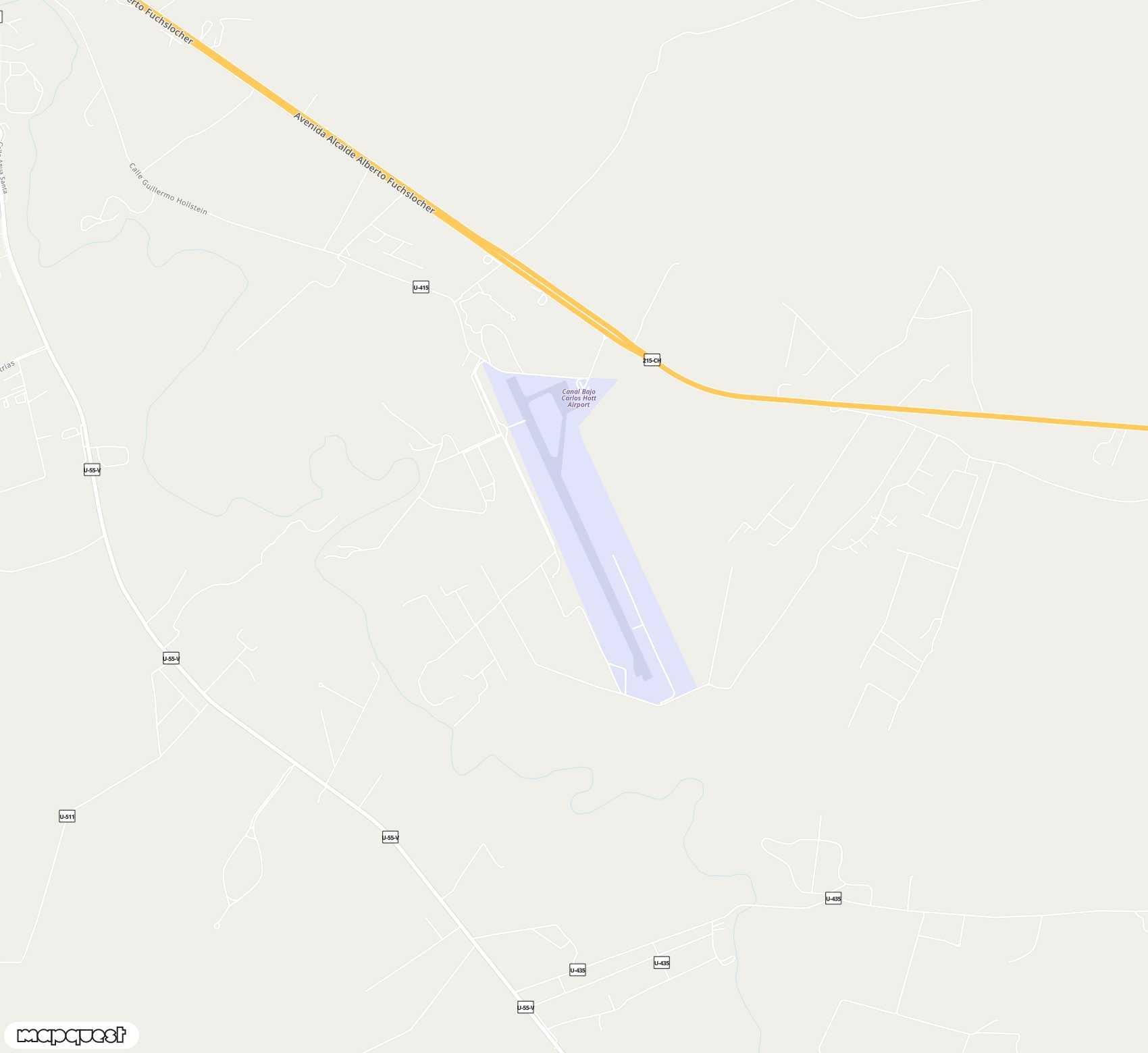 Carte de Cañal Bajo Carlos - Hott Siebert <span>airport (ZOS)</span>